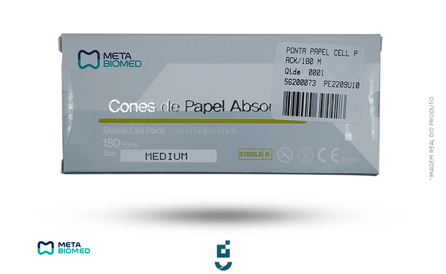 Meta Biomed Absorbent Sterile Paper Points – Hand-Rolled Cell Pack Endodontic Kit